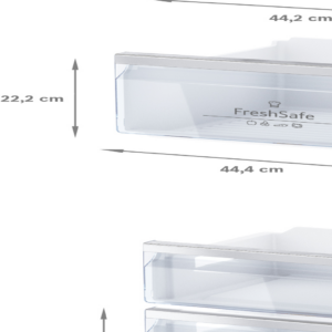 Alternative view of NEFF KI7863DD0 – Einbau Kühl-Gefrierkombination mit Gefrierfach unten