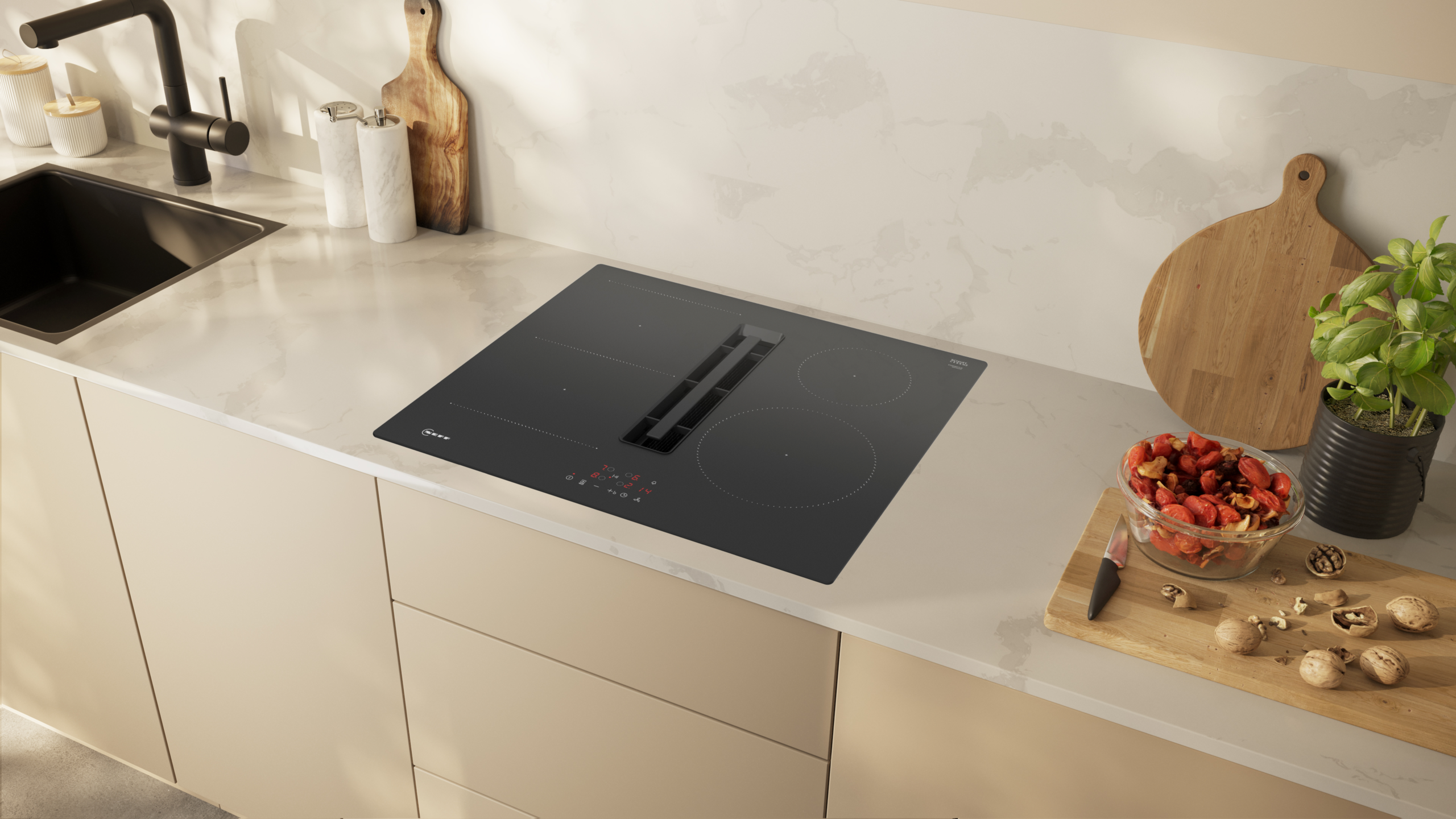 NEFF V56NBS1L0 – Induktionskochfeld mit Dunstabzug – Bild 3