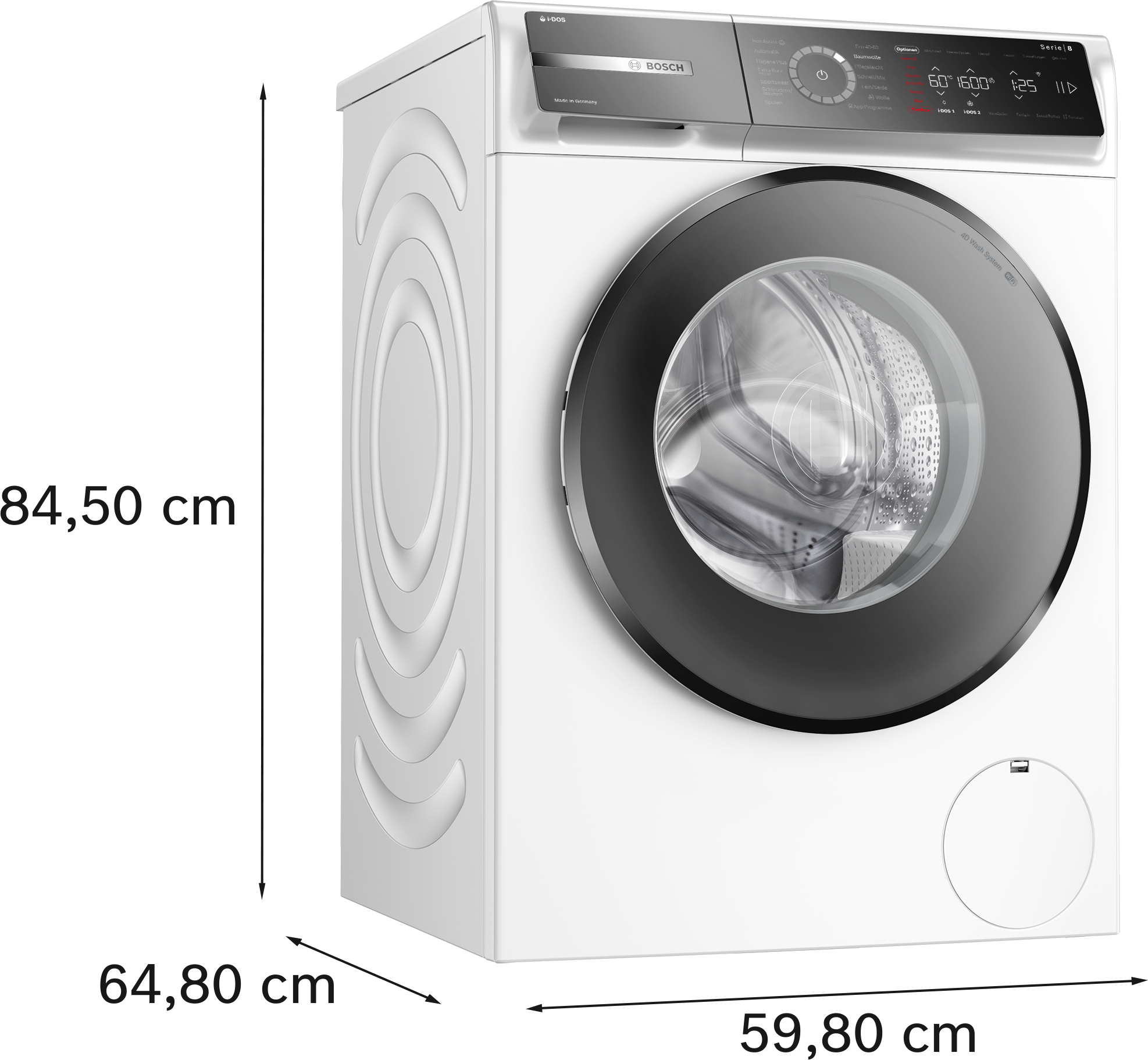 Bosch WGB256A41 – Waschmaschine, Frontlader – Bild 4