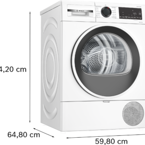 Alternative view of Bosch WQG241001 – Wärmepumpentrockner