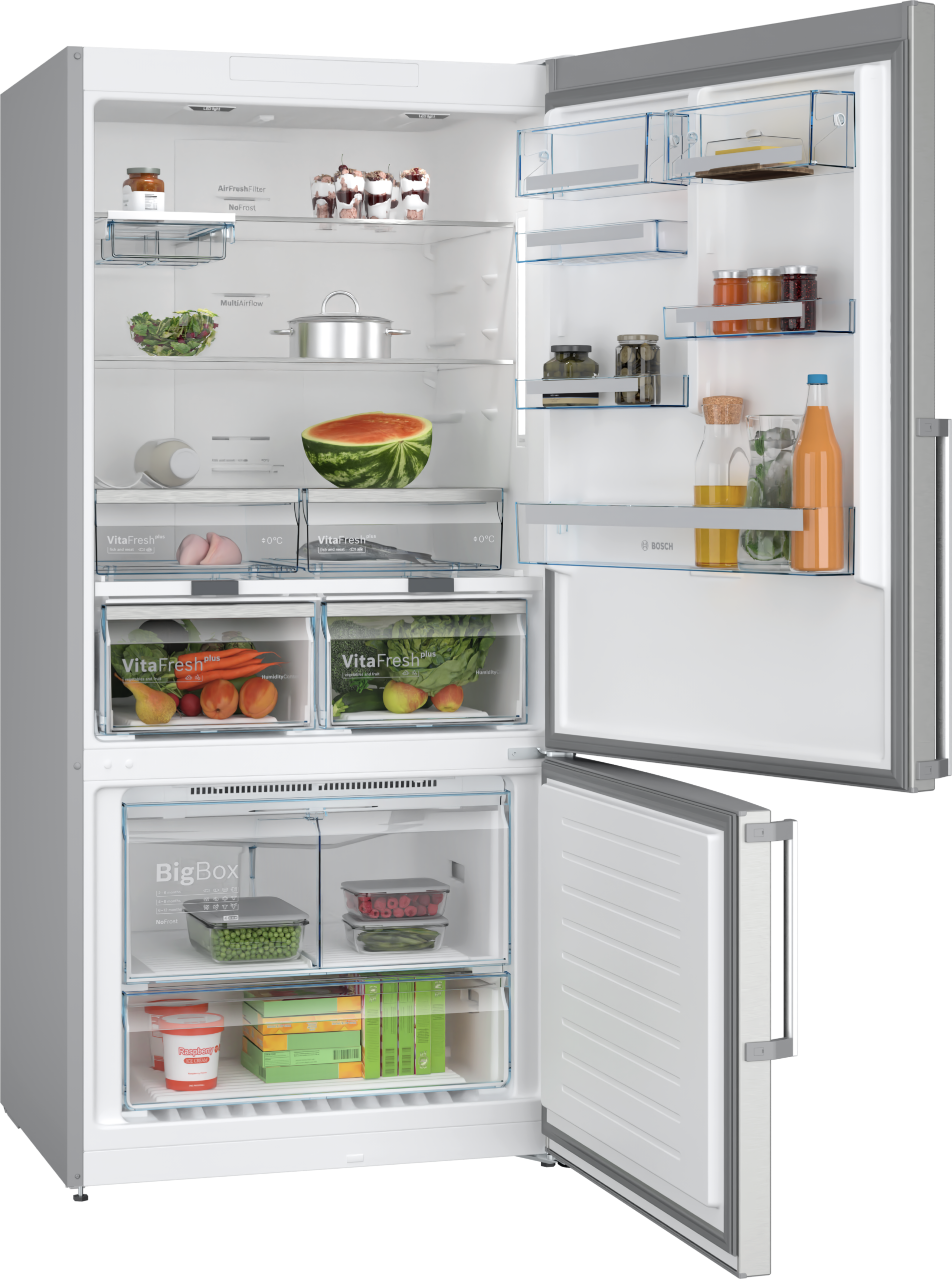 Bosch KGN86AIDR – Freistehende Kühl-Gefrier-Kombination mit Gefrierbereich unten – Bild 6