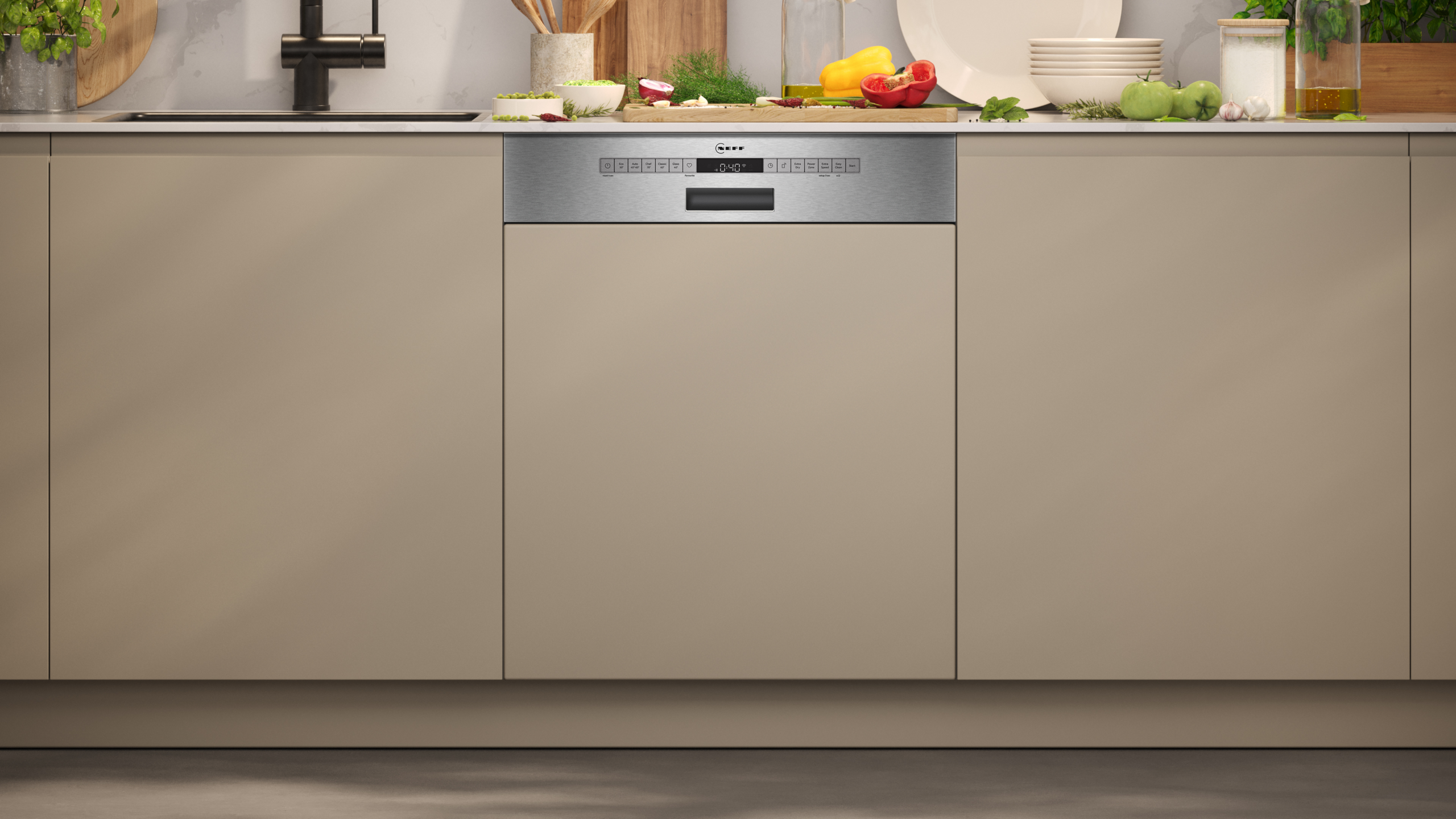 NEFF S145HTS06E – Geschirrspüler integrierbar – Bild 3